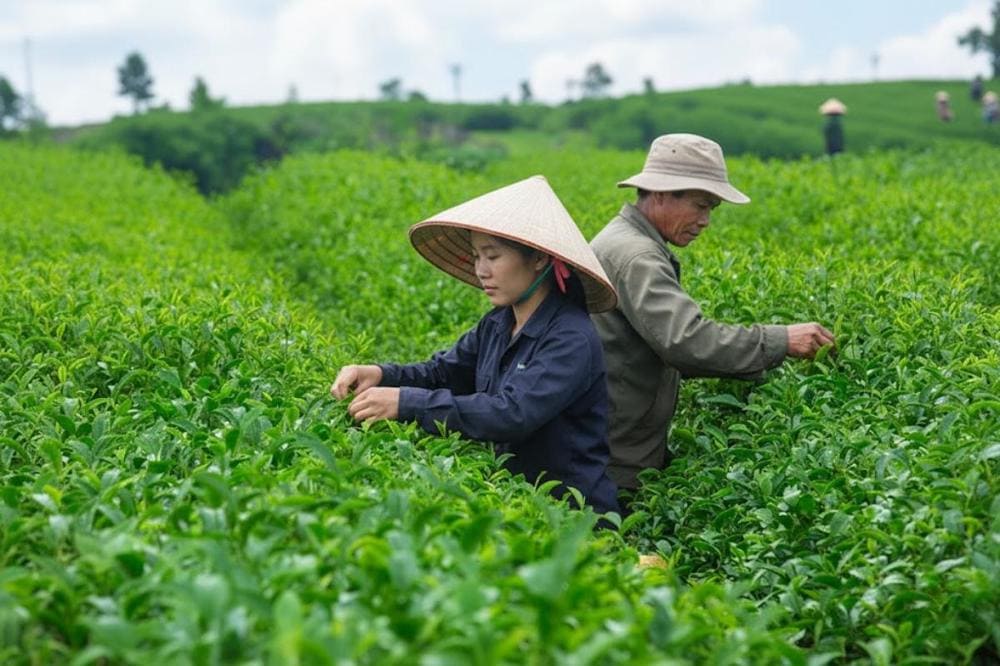 Nếu muốn trải nghiệm h&aacute;i ch&egrave; thật sự, bạn n&ecirc;n đến đồi từ 05:30 - 06:00